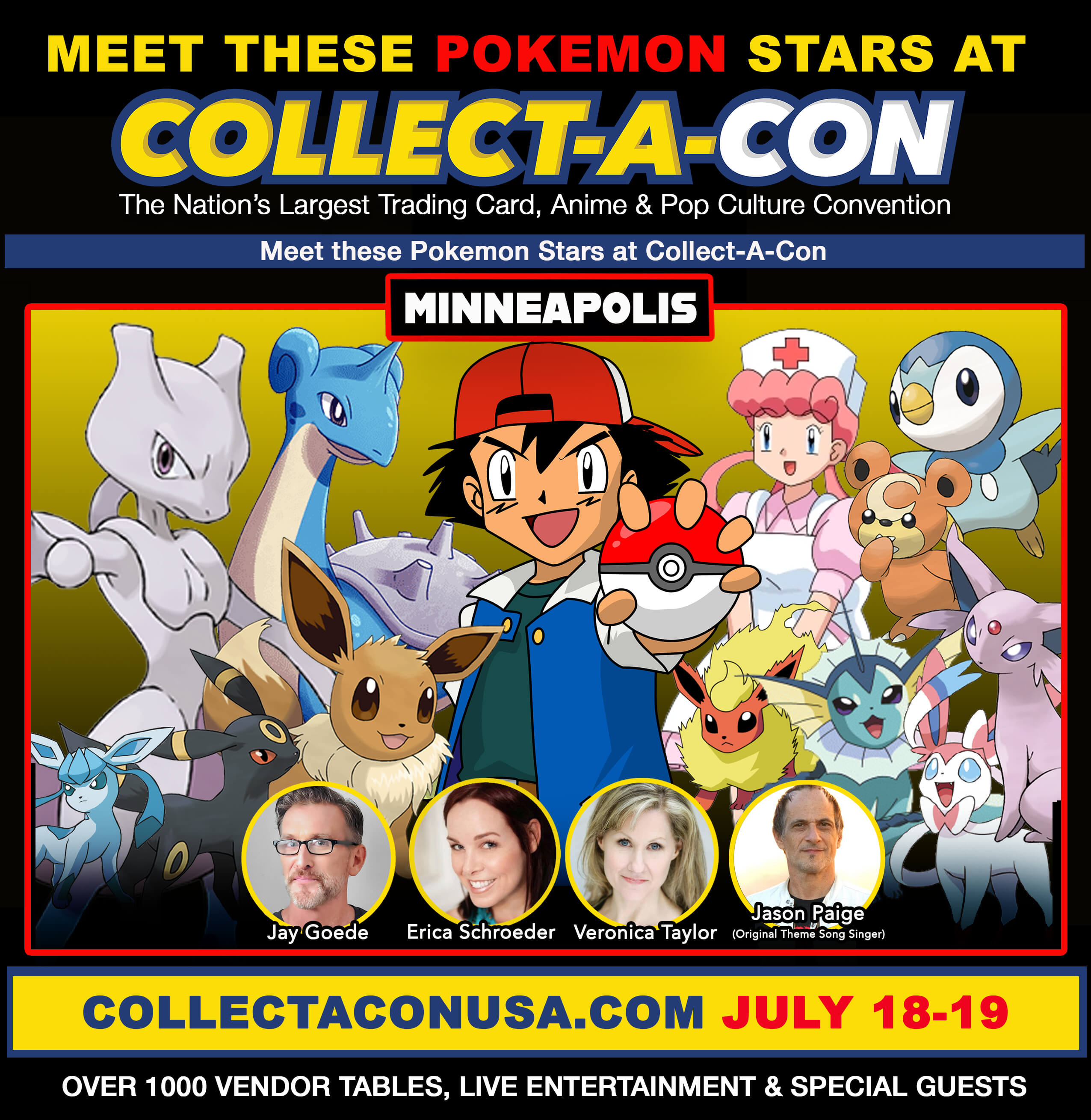 minnesota pokemon card show The 2026 Minnesota Card Show powered by Triple Diamond is coming to the St. Paul RiverCentre April 1619! 100,000 sq ft 610+ vendor tables Sports cards, Pokmon & TCG,